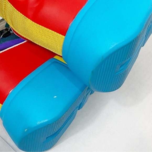 ANTHONY WANG Rainbow Cranberry Platform Sandals - Picture 9 of 13